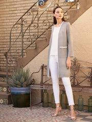Sheer Beed Trim Duster