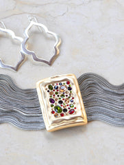 Multi Chain Gem Bracelet