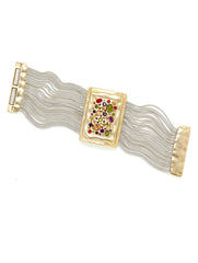 Multi Chain Gem Bracelet