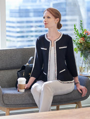 Crochet Trim Jacket