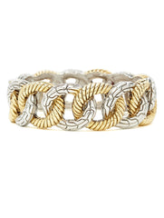 Dual Tone Cable Bracelet