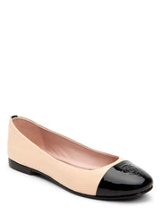 Taryn Rose Adrianna Beige Ballet Flats