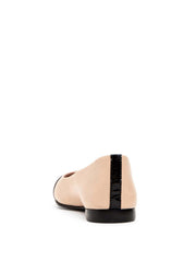 Taryn Rose Adrianna Beige Ballet Flats