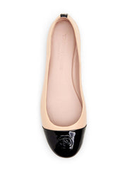 Taryn Rose Adrianna Beige Ballet Flats