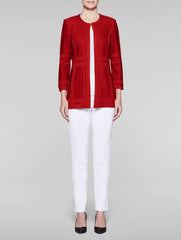 Red Illusion Framed Jacket