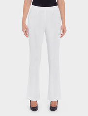 White Bootcut Pant