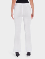 White Bootcut Pant