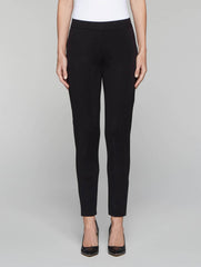 Black Legging with Zipper Detail at Hem