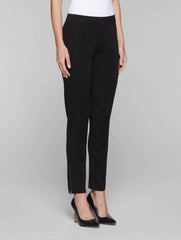 Black Legging with Zipper Detail at Hem