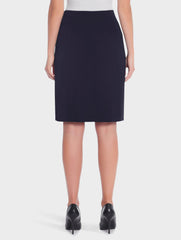 Navy 23" Straight Skirt