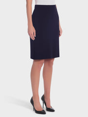 Navy 23" Straight Skirt