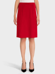 Red 23" Straight Skirt