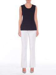 Navy 25" Scoop Neck Tank