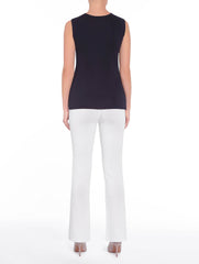 Navy 25" Scoop Neck Tank