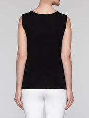 Black 25" V-Neck Tank
