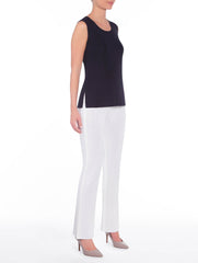 Navy 27" Scoop Neck Tank