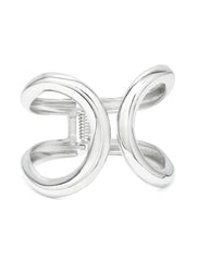 Silver Sculptural Cuff