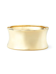 Gold Concave Bangle