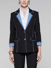 Contrast Blazer
