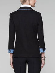 Contrast Blazer