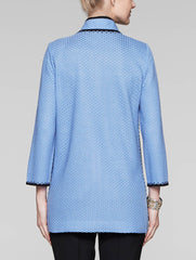 Contrast Trim Zip Jacket