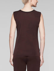 Mahogany 25" Tank with Black Trim