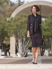 Subtle Plaid Jacket