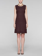 Pattern Knit Sheath Dress