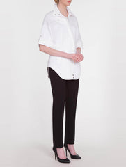 Sporty Stretch Cotton Zip Jacket