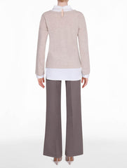 Wool and Cotton Layered Top