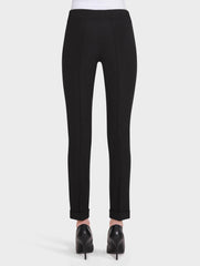Black Stretch Techno Cuffed Pant