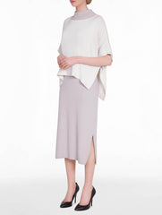 White Silk Layering Tunic