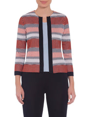 Multi Digital Stripe Jacket