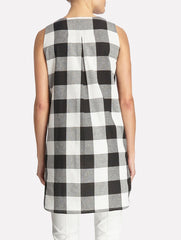 Gingham Checked Tunic