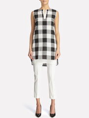 Petite Gingham Checked Tunic