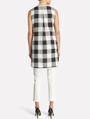 Petite Gingham Checked Tunic