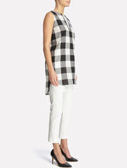 Gingham Checked Tunic
