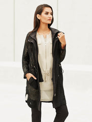 Silk Drawstring Waist Tunic