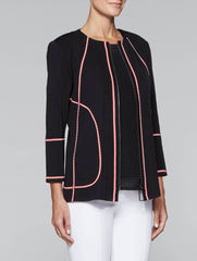 Contrast Lines Jacket