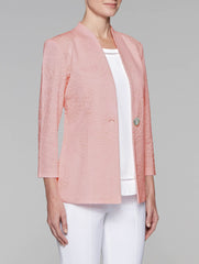 Blush Textured Jacket