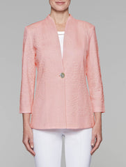 Blush Textured Jacket