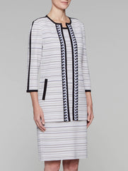 Contrast Pattern Jacket
