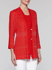 Sheer Pattern Cardigan