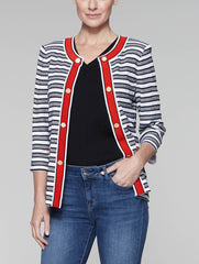 Contrast Trim Jacket