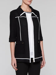 Mesh Patch-Pocket Jacket