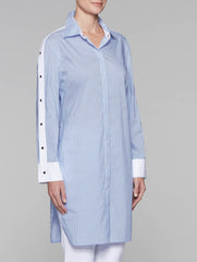 Pinstripe Tunic Shirt