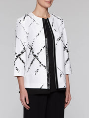 Splatter Pattern Cotton Jacket