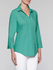 Jade Classic Stretch Cotton Blouse