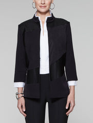 Black Patchwork Jacket