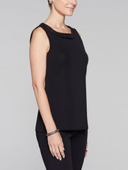 Black Studded Trim Tank